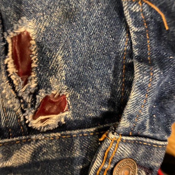 Custom Vintage Levi’s Denim Harley Davidson Jacket - Picture 5 of 8